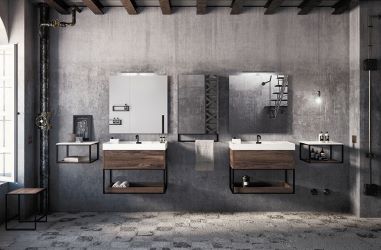 Industriële badkamer inrichting