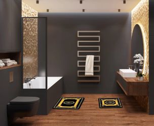 Badkamerdecoractie glamour