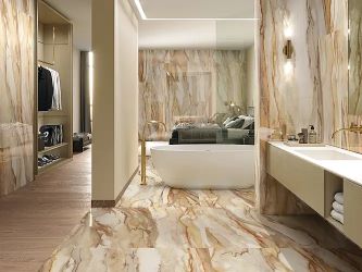 Badkamer glamour decoratie