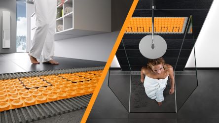 Sanitair vloerverwarming Schlüter Bekotec Therm