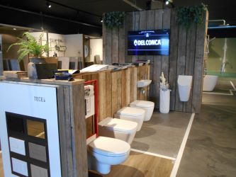 Badkamer showroom toilet keuze