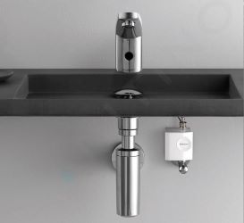 Contactloos handen wassen stijlvol design