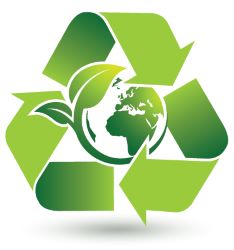 Duurzame badkamer, hergebruik van plasticverpakkingen