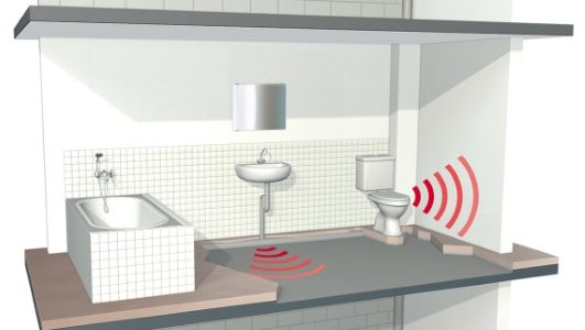 Geluidsisolatie badkamer