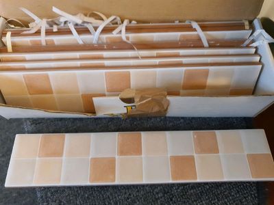Tegelstroken badkamer strips in doos