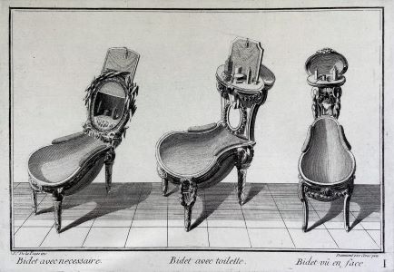 De geschiedenis van het bidet gaat terug tot het Frankrijk van de 17e eeuw