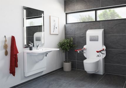 Inclusieve badkamer aangepast toilet