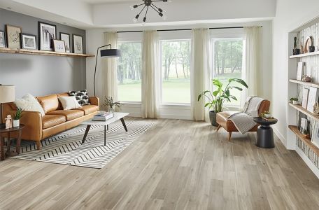 Scandinavische inrichting met bijpassende tegels