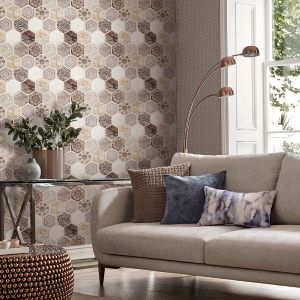 Wandtegels met accent in de woonkamer