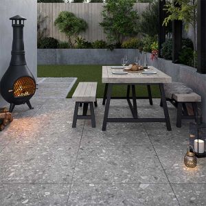 Terrazzo tegels buiten