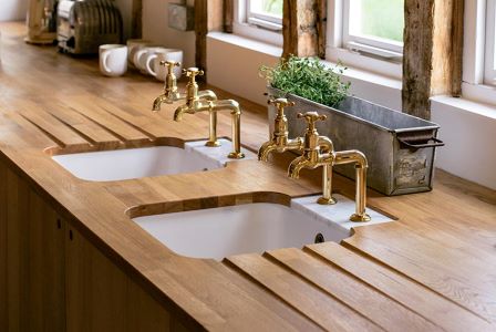 Houten werkbladen keuken afdichting