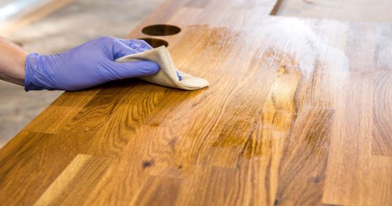 Houten werkblad keuken onderhoud