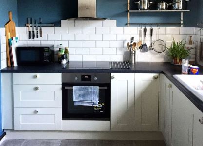Kleine keuken ideeën metrotegels