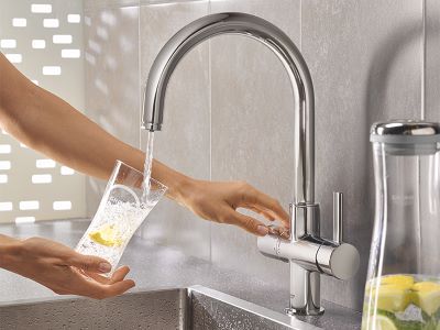 Waterbesparen met een filterkraan