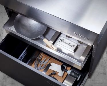 Buitenkeuken met extra opbergruimte