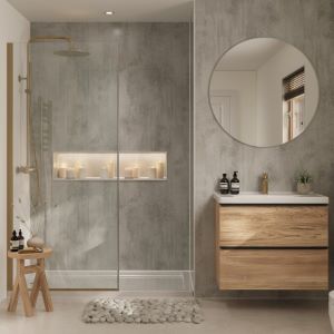 Douche wandpaneel steenlook