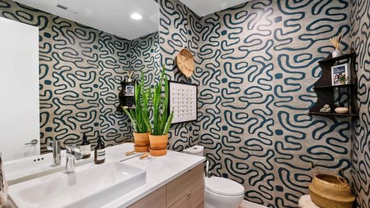Waterdicht behang badkamer