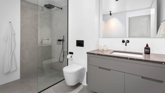 Microcement badkamer