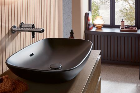 Badkamer sanitair gekleurd