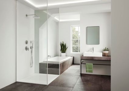 Badkamer geëmailleerd staal