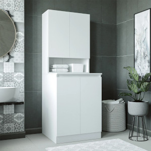 Badkamer kast wasmachine
