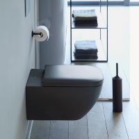 Gekleurd sanitair zwartgrijs antraciet